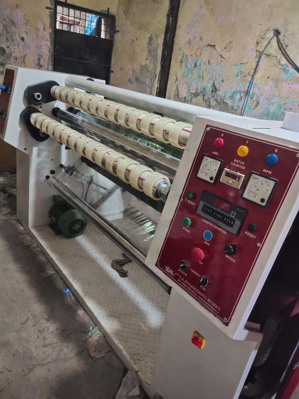 BOPP Tape Slitting Machine